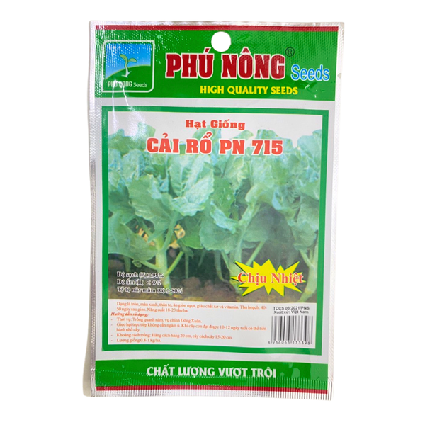 Hạt giống Cải rổ PN 715 - Gói 10 gram