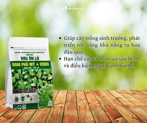 Phân Đạm Phú Mỹ + KeBo Rau ăn lá - Gói 500 gram