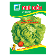 Hạt giống Xà lách Búp đăm số 1 Phú Điền - Gói 5 gram