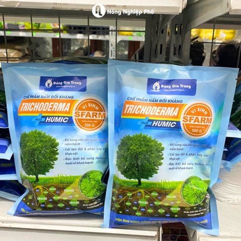 Trichoderma Plus SFARM (500 gram) – Nấm đối kháng, cải tạo đất hiệu quả