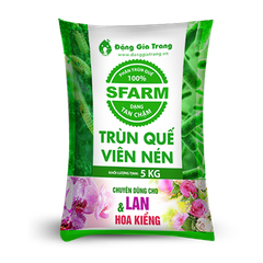 Phân trùn quế SFARM viên nén tan chậm dành cho Lan