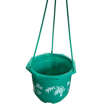 - Chậu treo in họa tiết trồng hoa kiểng 15x12H (HD)