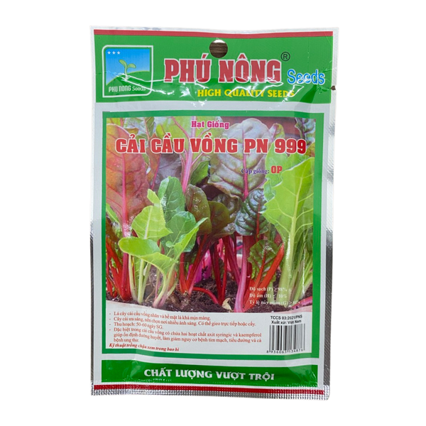 Hạt giống cải cầu vồng PN 999 - Gói 10 gram