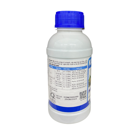 Thuốc trừ bệnh KASUMIN 2SL trị đốm lá, thối vi khuẩn, đạo ôn - Chai 400ml