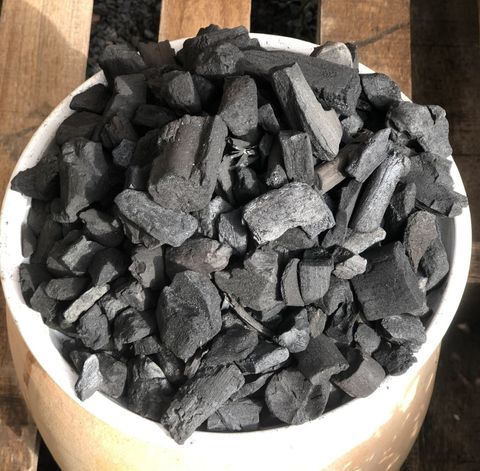 Giá thể than củi trồng lan đã qua xử lý - Gói ~500 gram