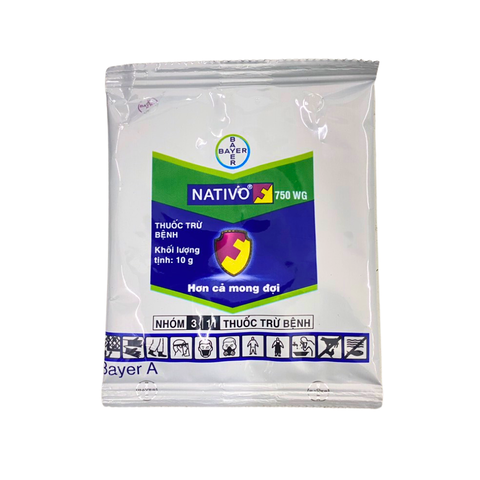 Nativo 750WG (10g) – Phòng ngừa đạo ôn, phấn trắng, rỉ sắt, đốm lá, thán thư cho cây