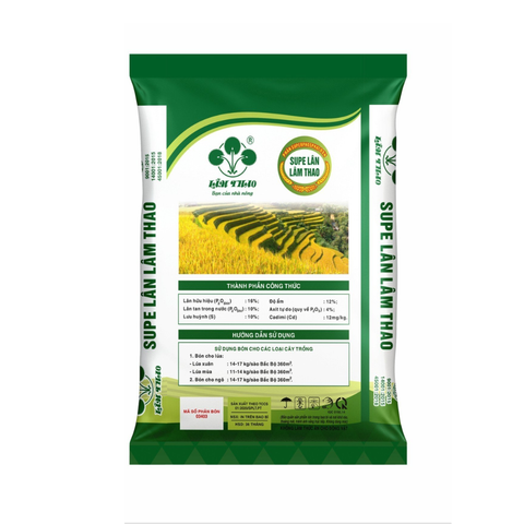 Phân Lân Lâm Thao (Bao 25kg) - Thúc đẩy ra hoa, đậu trái cho cây ăn quả