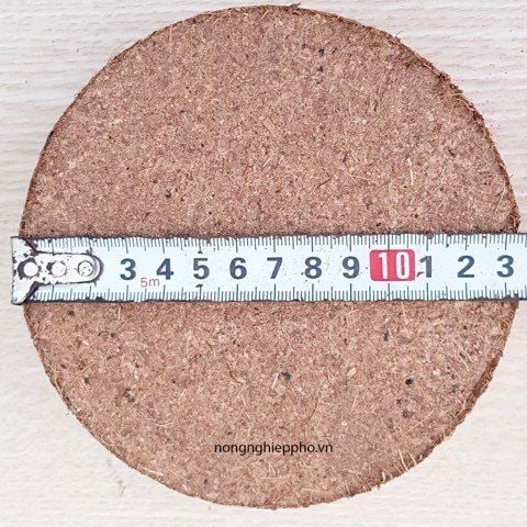 - Mùn dừa ép bánh tiện lợi dạng tròn đã qua xử lí - 450 gram