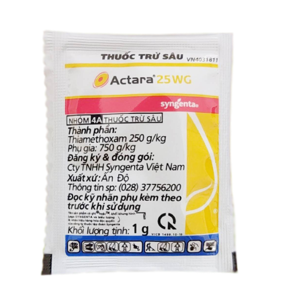Thuốc Trừ Sâu Actara 25Wg - Gói 1Gram