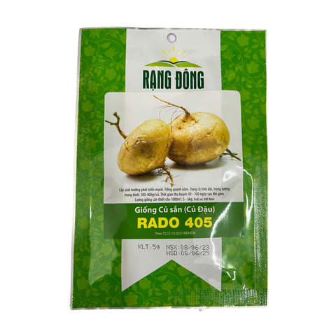 Hạt giống củ sắn ( củ đậu ) Rạng Đông RADO 405 - Gói 5gr