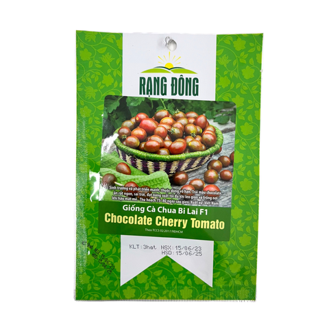 Hạt giống cà chua bi chocolate cherry Rạng Đông - Gói 3 hạt