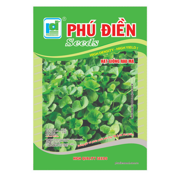 Hạt giống Rau má Phú Điền - Gói 1gr