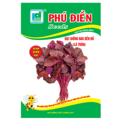 Hạt giống Rau dền đỏ (lá tròn) Phú Điền - Gói 20gr