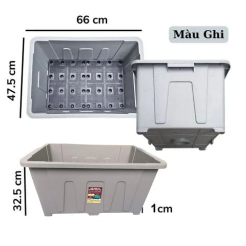 Chậu trồng rau Aquaponics Loại 1 – Trồng rau củ quả, cây ăn trái tại nhà