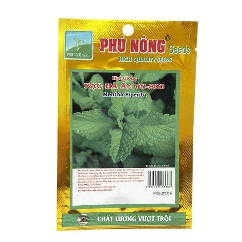 Hạt giống Bạc hà âu (Húng Lủi) PN 800 - Gói 0.2 gram