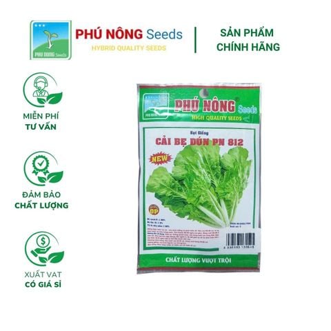 Hạt giống Cải bẹ dún PN 812 - Gói 10 gram