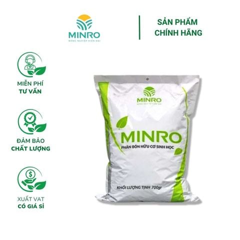 Phân bón hữu cơ Minro (viên nở) – Cung cấp đầy đủ các dưỡng chất, cải thiện đất, tăng đề kháng cho cây trồng