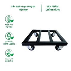 Chân đế chậu hoa, cây kiểng có bánh xe (30x30cm) – Đỡ chậu cây, di chuyển dễ dàng, chống ngập úng