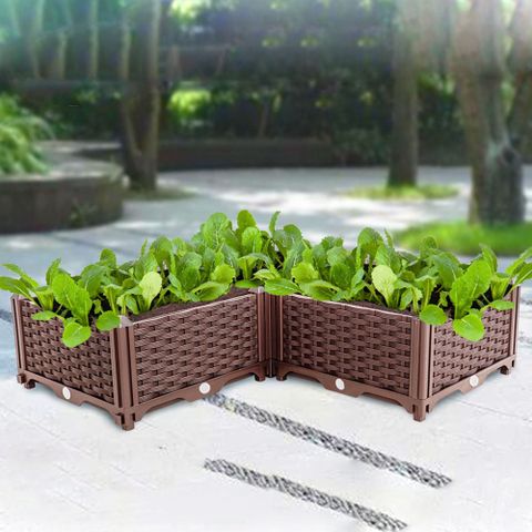 - Chậu lắp ghép thông minh trồng cây tiện lợi