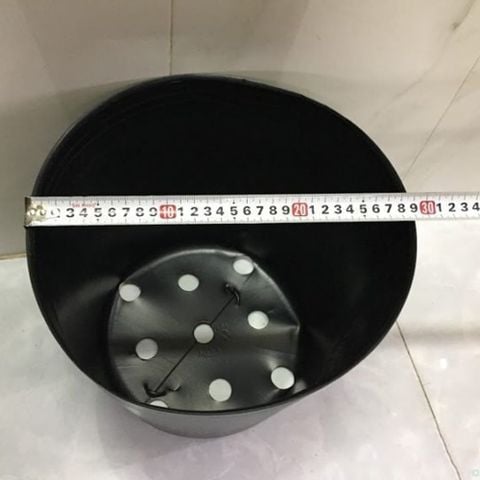 Chậu nhựa trồng cây (túi bầu ươm cây) mềm màu đen - Chậu nhựa PP chịu lực tốt, chịu ẩm, nhiệt cao, bền