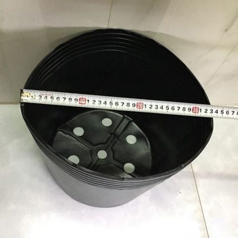 Chậu nhựa trồng cây (túi bầu ươm cây) mềm màu đen - Chậu nhựa PP chịu lực tốt, chịu ẩm, nhiệt cao, bền
