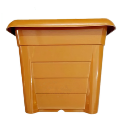 Chậu vuông trồng cây cỡ đại HD 47x47x40H – Nhựa PP bền đẹp, thoát nước tốt, trồng cây kiểng lớn