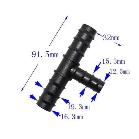 - Cút chữ T dùng cho ống phi 16mm