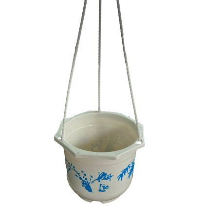 - Chậu treo in họa tiết trồng hoa kiểng 15x12H (HD)