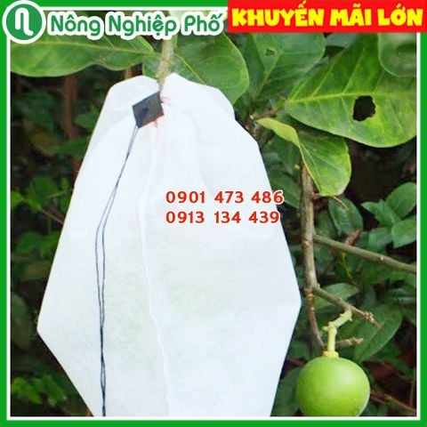 Bịch 100 túi vải (không dệt) NBDN – Túi bao trái, bảo vệ trái khỏi côn trùng, giữ trái sạch an toàn