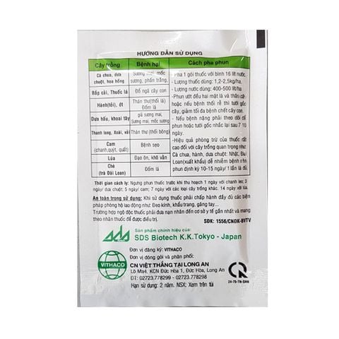 Đặc trị bệnh Daconil 75WP - Gói 15 gram