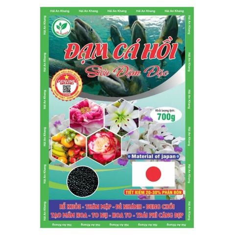 Đạm Cá Hồi Siêu Đậm Đặc (700g) – Thúc đẩy rễ phát triển mạnh, cây hấp thụ dinh dưỡng