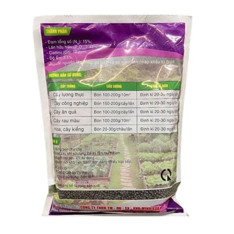 Phân DAP 18-46 (1kg) –  Chuyên dùng cho rau màu - hoa - cây cảnh, giúp cây hấp thụ dinh dưỡng tốt