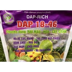 Phân DAP 18-46 (1kg) –  Chuyên dùng cho rau màu - hoa - cây cảnh, giúp cây hấp thụ dinh dưỡng tốt