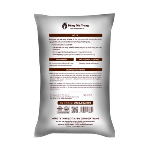 Đất trồng cây đa dụng SFARM (20dm³) – Đất sạch, cung cấp dinh dưỡng hữu cơ, ngừa nấm bệnh, trồng mọi loại cây
