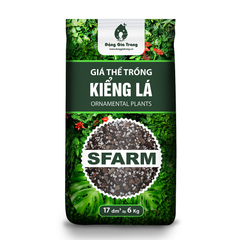 Giá thể trồng cây kiểng lá SFARM - Túi 17dm3 ~ 6kg