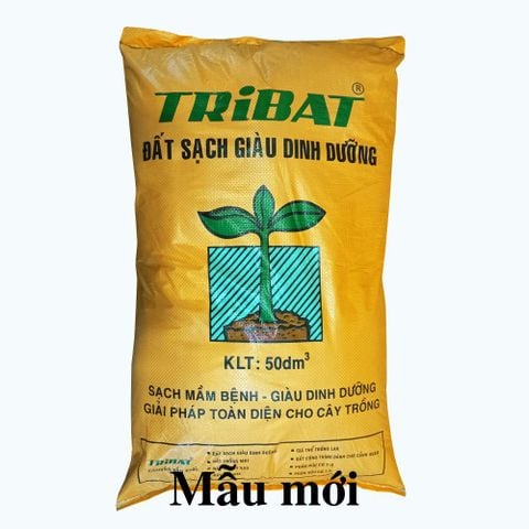 Đất sạch Tribat trồng cây giàu dinh dưỡng (50dm³) đất trồng cây cảnh, hoa kiểng, trồng rau
