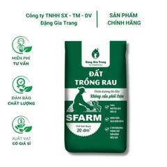 Đất trồng rau SFARM (20dm³) –  Đất sạch thoáng khí, dinh dưỡng hữu cơ, rau xanh tốt