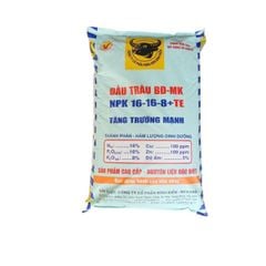 Phân đầu trâu BĐ-MK NPK 16-16-8+TE (Bao 50kg) - Cung cấp dinh dưỡng, thúc đẩy tăng trưởng cây, cải tạo đất, tăng độ phì nhiêu