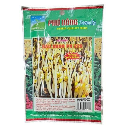 Hạt giống Mầm Giá Đậu Xanh PN - Gói 100gr