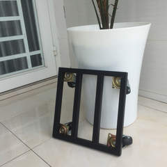 Chân đế chậu hoa, cây kiểng có bánh xe (30x30cm) – Đỡ chậu cây, di chuyển dễ dàng, chống ngập úng