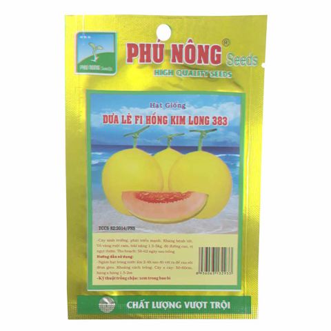 Hạt giống dưa lê F1 Hồng Kim Long PN 383 - Gói 10 hạt