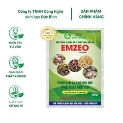 Chế phẩm vi sinh EMZEO (200g) – Ủ phân hữu cơ, xử lý nước thải, diệt mầm bệnh cho cây trồng
