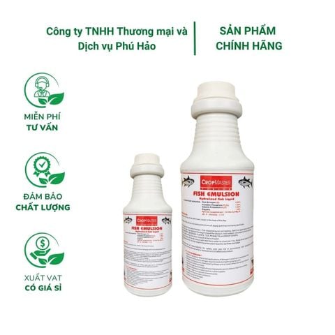 Đạm cá Fish Emulsion (dạng cô đặc) – Tăng sức đề kháng cho cây, cải tạo đất trồng