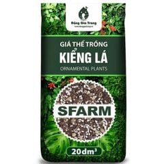 Giá thể trồng kiểng lá SFARM (20dm³) - Tơi xốp, an toàn, kiểng lá phát triển xanh tốt