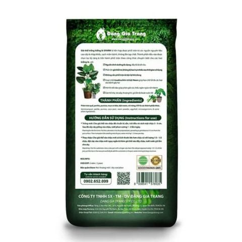 Giá thể trồng kiểng lá SFARM (20dm³) - Tơi xốp, an toàn, kiểng lá phát triển xanh tốt