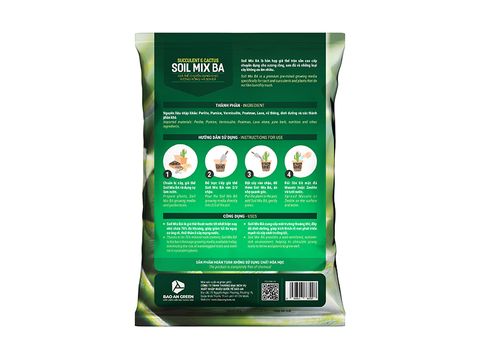 Soil Mix (Túi 6.5dm3) - Giá thể trồng sen đá, xương rồng, thoát nước tốt, phòng ngừa thối rễ
