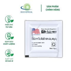Chất kích thích sinh trưởng Gibberellic Acid 100% (GA3) - Giúp hoa trổ đều, tăng tỷ lệ đậu trái - Gói 5 gram