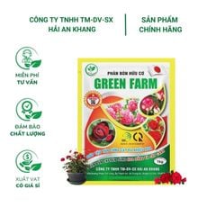 Phân bón hữu cơ hoa hồng và cây kiểng giúp cải tạo đất tăng đậu hoa - Green Farm -  Gói 1kg