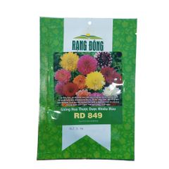 Hạt giống hoa thược dược nhiều màu Rạng Đông RD849 - Gói 0.1g