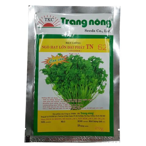 Hạt giống Ngò hạt lớn Đại Phát TN 62 - Gói 20 gram